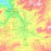 El Khroub topographic map, relief map, elevations map