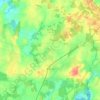 Ploemel topographic map, relief map, elevations map