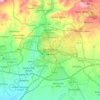 Setif topographic map, relief map, elevations map