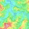 Cambre topographic map, elevation, relief