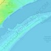North Bull Island topographic map, relief map, elevations map