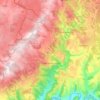 Castelnau-Pégayrols topographic map, relief map, elevations map