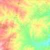 La Salle County topographic map, elevation, relief