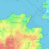 Dinard topographic map, relief map, elevations map