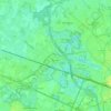 Drongen topographic map, relief map, elevations map