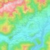 Feltre topographic map, elevation, relief