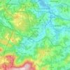Culleredo topographic map, elevation, relief