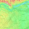 Ottawa topographic map, relief map, elevations map