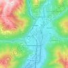 Domodossola topographic map, elevation, relief