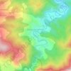 Pézilla-de-Conflent topographic map, relief map, elevations map