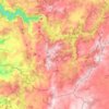 Monfero topographic map, elevation, relief