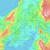 Narón topographic map, elevation, relief