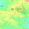 Minas de Riotinto topographic map, elevation, relief