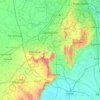 Gurugram topographic map, relief map, elevations map