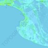 Le Grau-du-Roi topographic map, relief, elevation