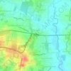 Kadugodi topographic map, relief map, elevations map