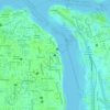 Mattancherry Dutch Palace topographic map, relief map, elevations map