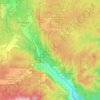 Cascade-Chipita Park topographic map, elevation, relief