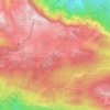 Aralar topographic map, elevation, relief