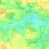 Le Saint-Jean topographic map, relief map, elevations map