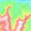 Copper Canyon topographic map, relief map, elevations map