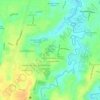 RW 14 topographic map, elevation, relief