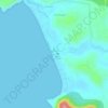 Agonda topographic map, relief map, elevations map