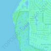 Ponce Inlet topographic map, elevation, relief